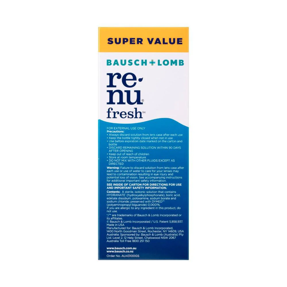 Renu Fresh Multi-Purpose Solution Value Pack 830mL - Image 3